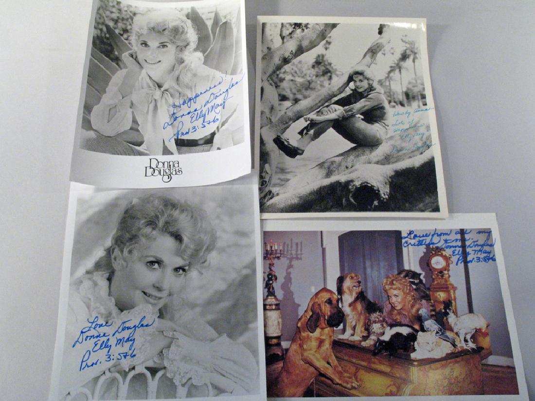 Donna Douglas Beverly Hillbillies Star Autograph Lot (1 of 5)