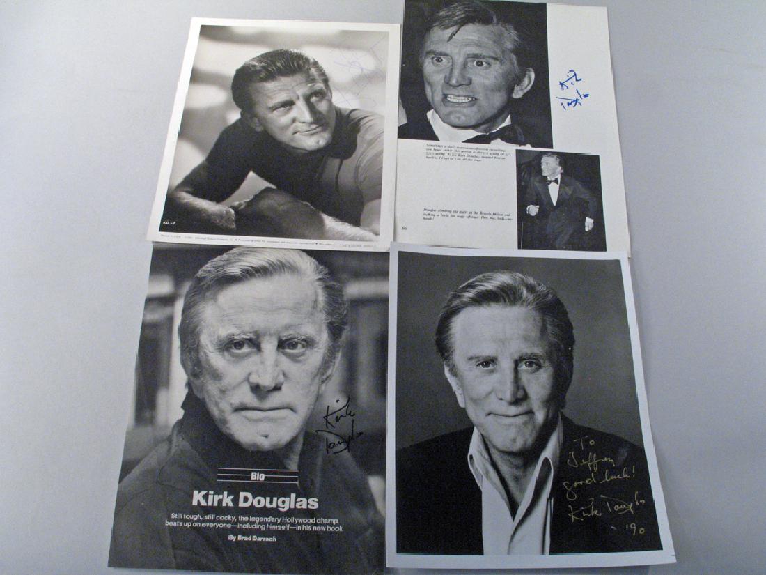 Kirk Douglas Autograph Lot (1 of 5)