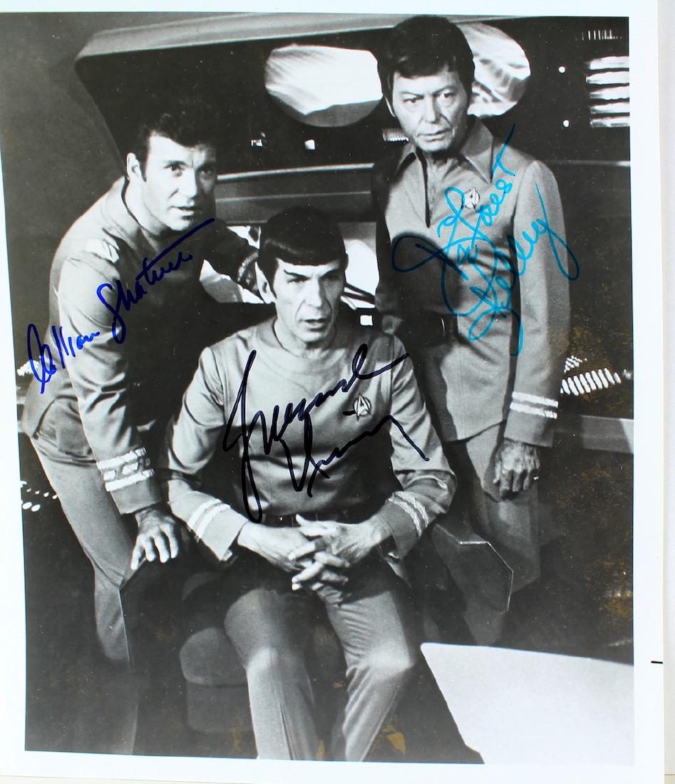 Star Trek Photo Signed Shatner Nimoy and Kelley (1 of 1)