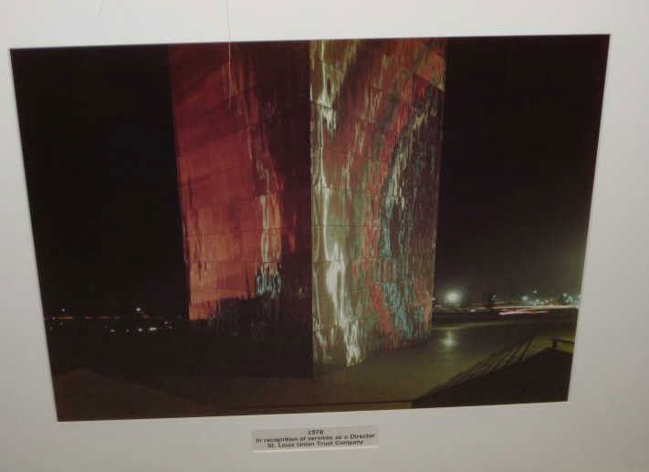JOEL MEYEROWITZ, AMERICAN (B. 1938): BASE OF ARCH, NIGHT, 1978, from the edition of 100, signed verso, framed. 16 1/2 x 21 inches