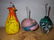 380: THREE CONTEMPORARY GLASS PERFUME BOTTLES