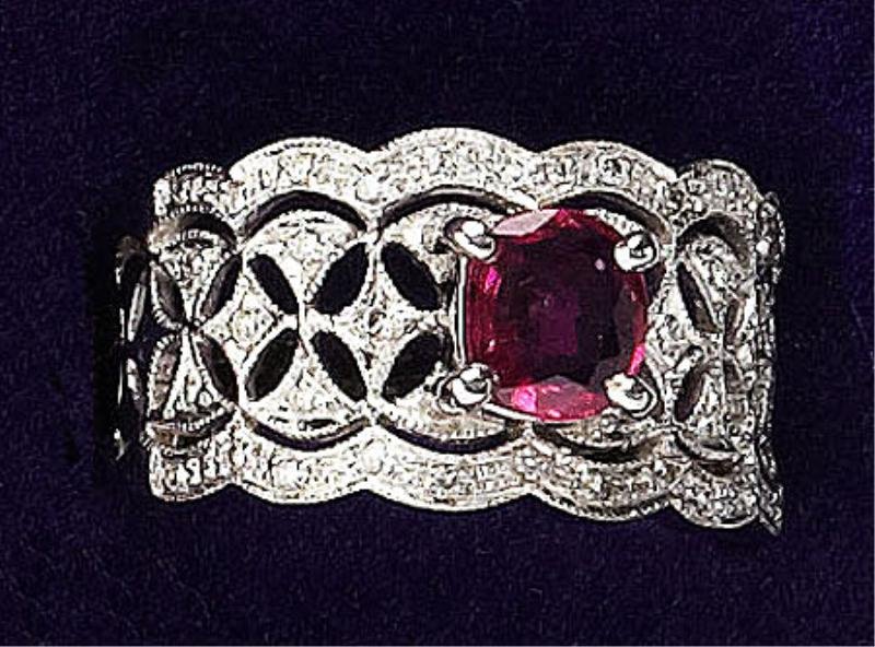 RUBY AND DIAMOND RING
