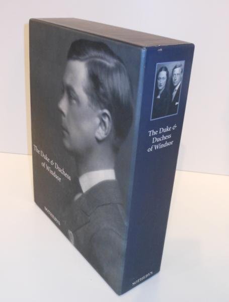 DUKE & DUCHESS OF WINDSOR, SALE #7000 CATALOG: Three volume set in pictorial slipcase of Sotheby's September 11-19 1997 New York auction #7000