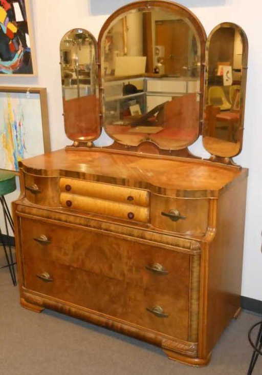 Art Deco Waterfall Dresser