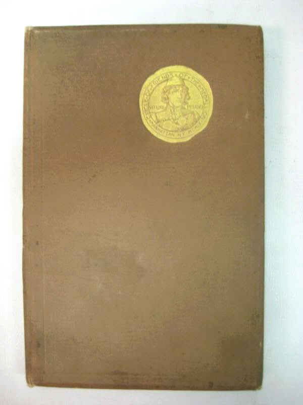 CIRCLE OF FRIENDS OF THE MEDALLION THE NINTH MEDAL: Oval bronze die-struck medal with obverse depicting bust of John Fremont facing left and reverse of winged allegorical figure of Victory, inset into book-style clothbound presentation case, 1913. Meda