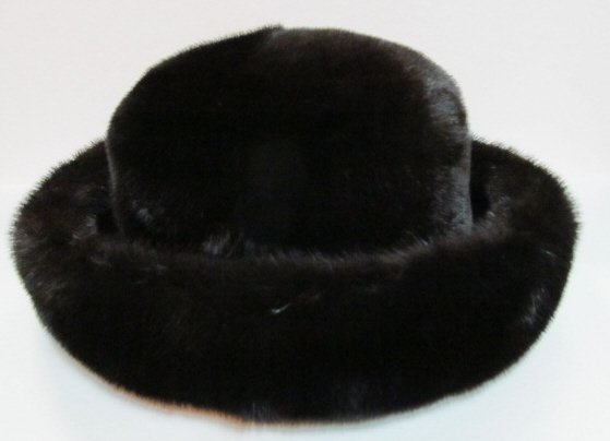 RANCH MINK LADIES BRIM HAT: By Don Anderson retailed by Neiman Marcus.
