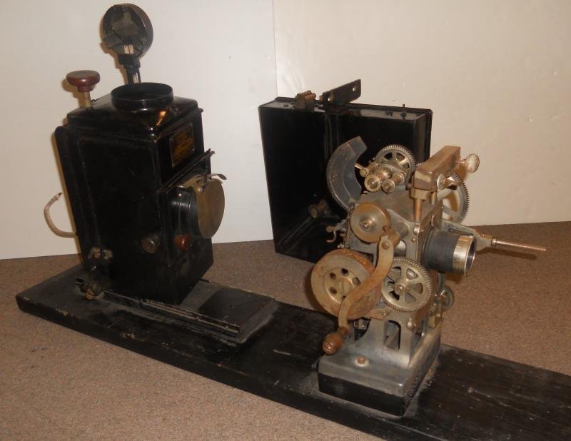 NICHOLAS POWERS COMPANY CAMERAGRAPH NO 6: Together with General Electric Incandescent lamp projector and Powers Magazine.