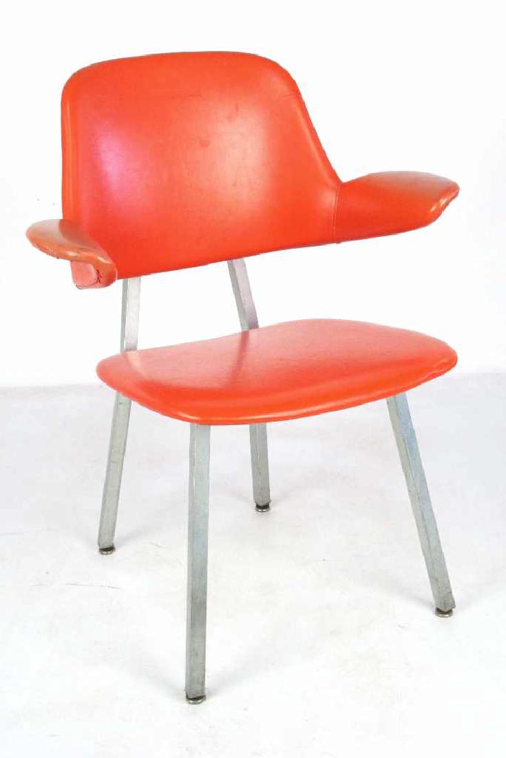Shaw Walker Vinyl Mid Century Chair (1 of 9)