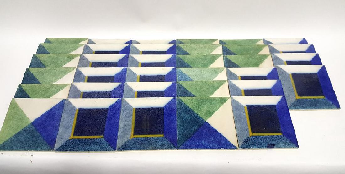 Lot of Signed Deco Tiles (1 of 5)