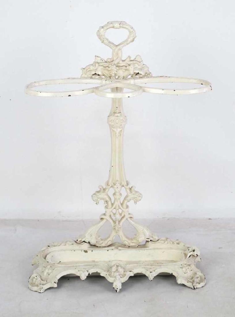 19th C. Cast Iron Cane Umbrella Stand (1 of 5)