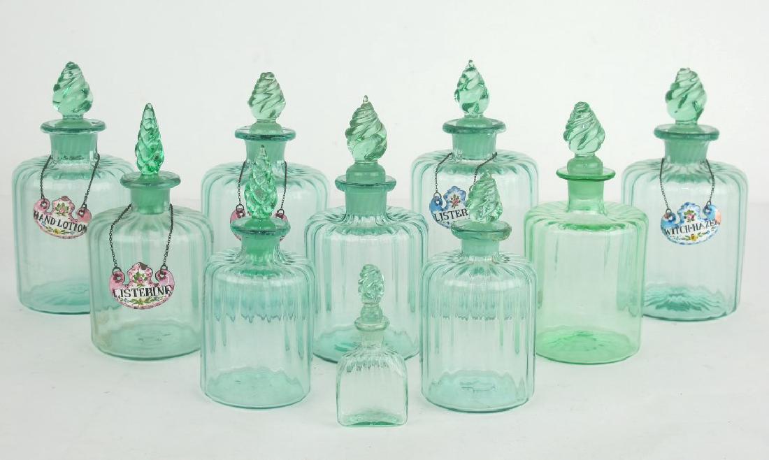 Lot of French Antique Toiletry Bottles (1 of 7)