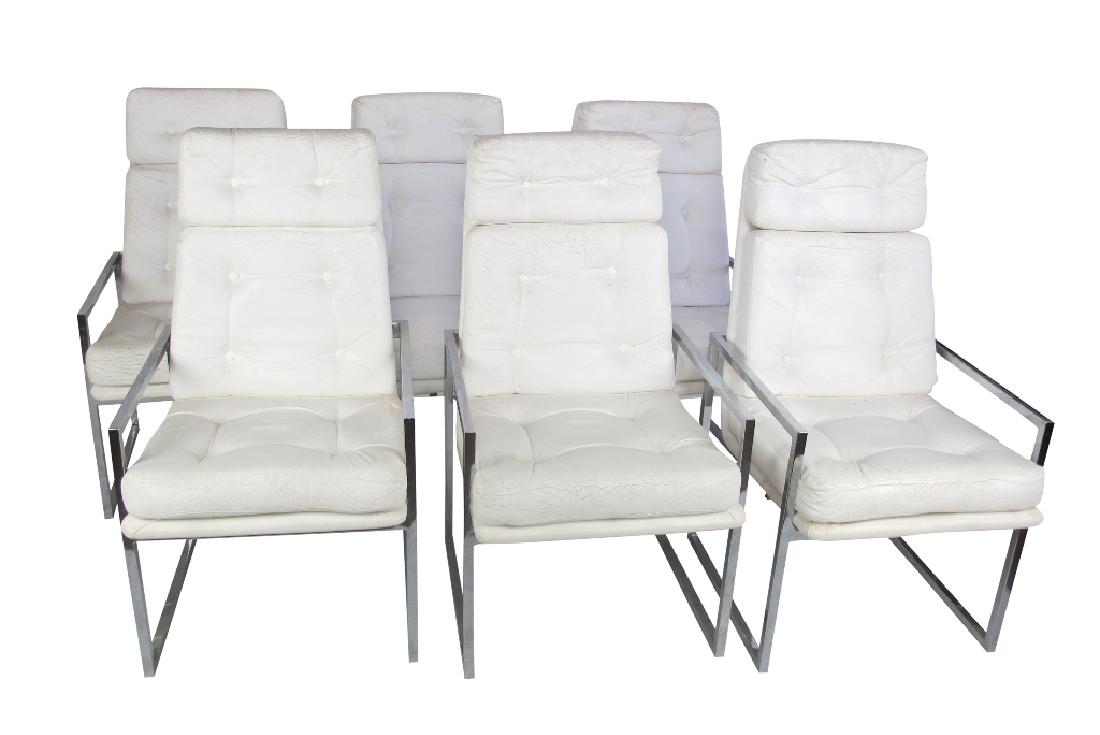 Six Dining Room Chairs by Chrome Craft (1 of 6)