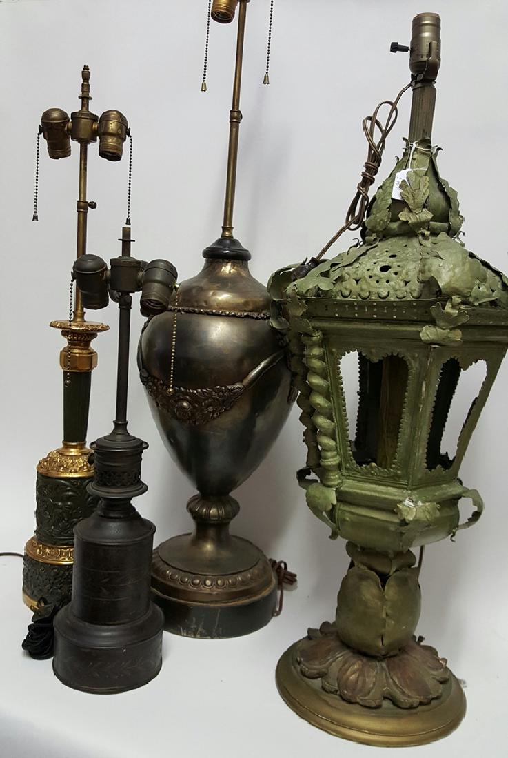 Group of Four Tole Lamps (1 of 13)