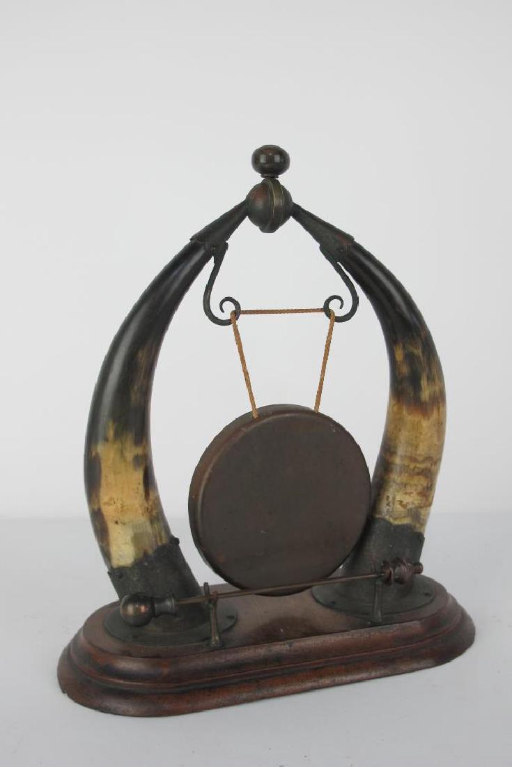 19th C. Horn Brass Dinner Bell (1 of 7)