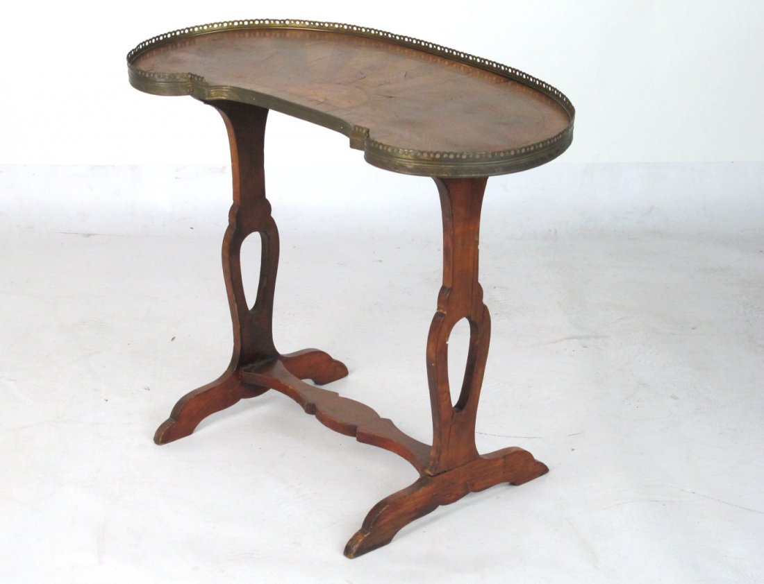 Small French Inlaid Side Table (1 of 4)