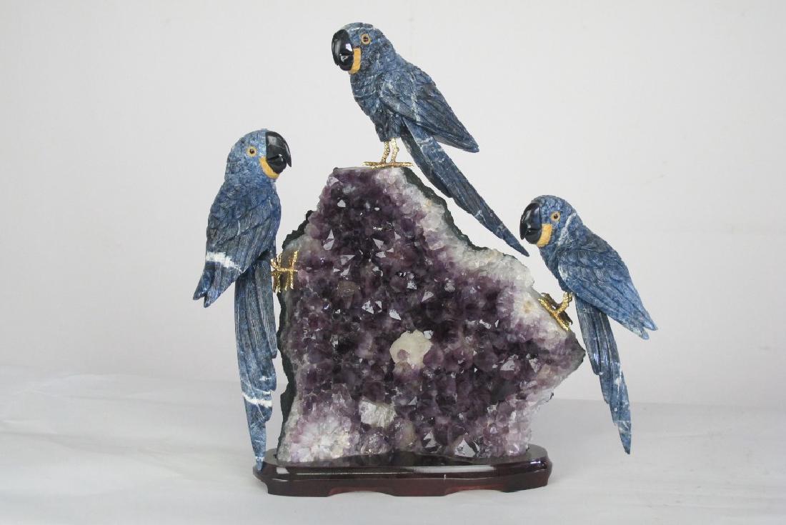Stone Parrot Art Piece (1 of 9)