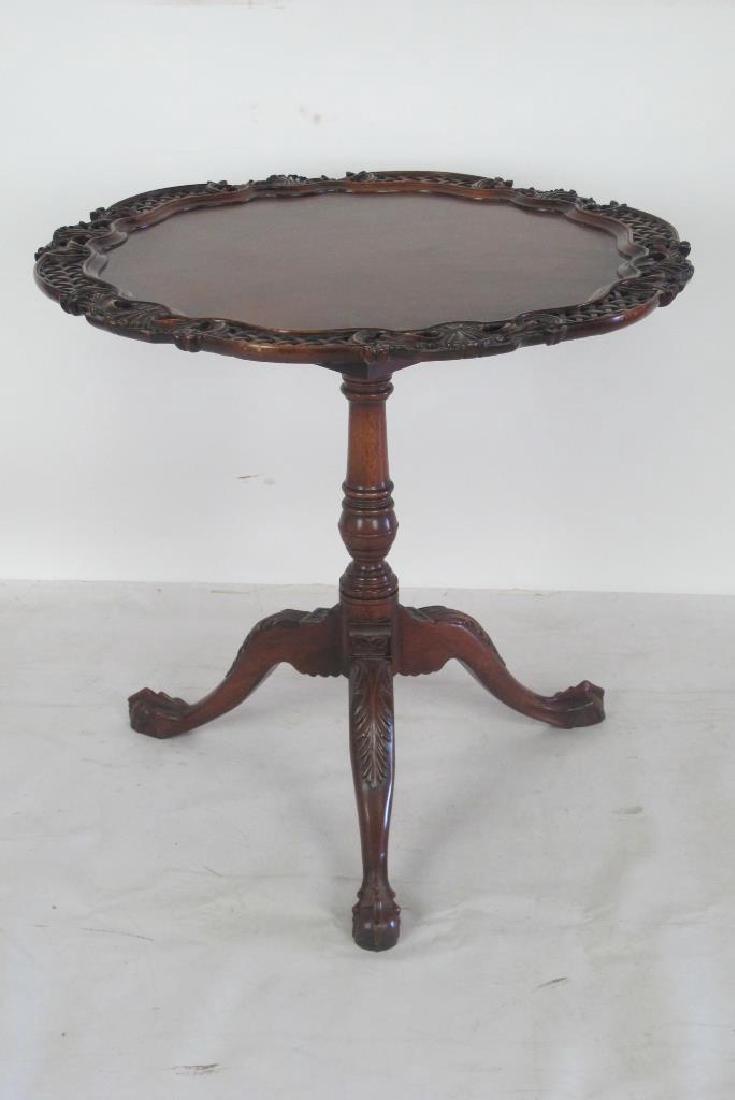 Carved English Occasional Table (1 of 13)