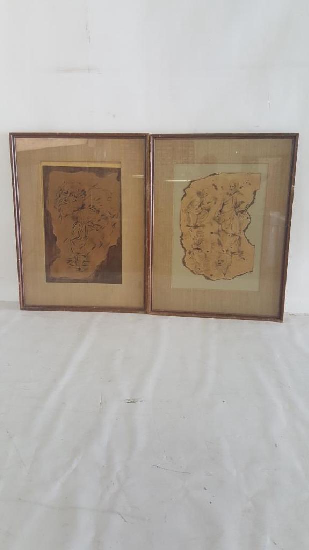 Two Ink Drawings (1 of 6)