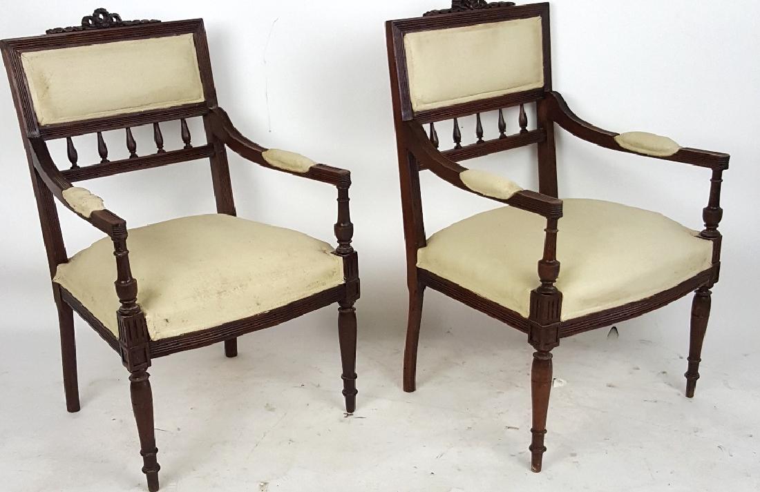 Pair of Antique Armchairs (1 of 9)
