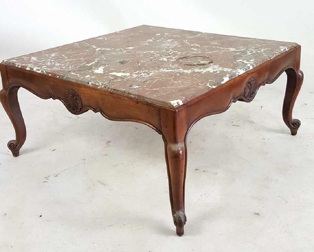 Marble Top Coffee Table (1 of 5)