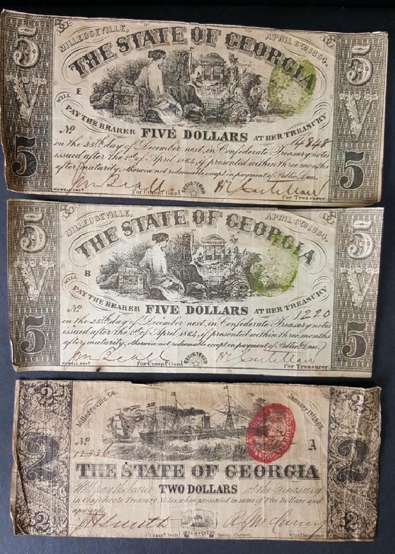 Three Confederate Milledgeville Bills (1 of 4)