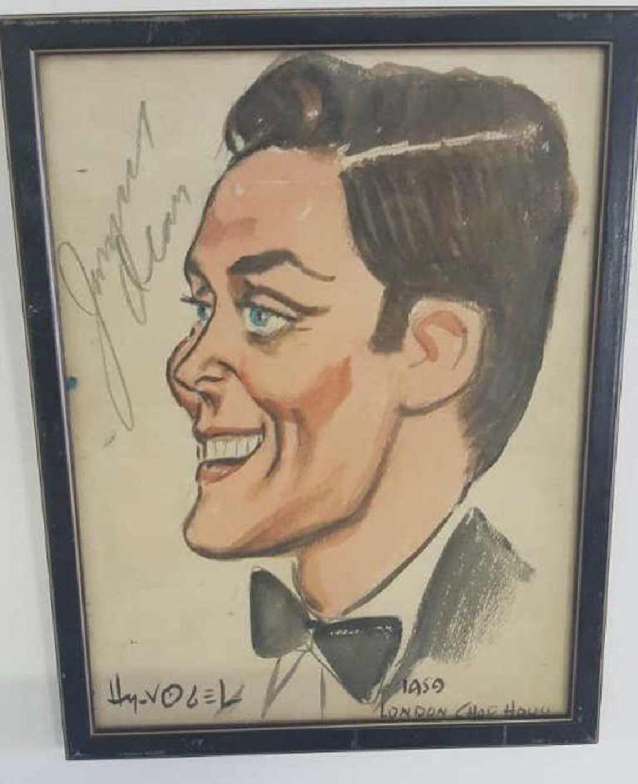 Hy Vogel Watercolor Portrait of Jimmy Dean (1 of 7)