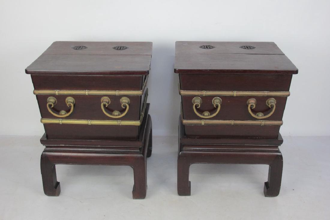 Pair of Chinese End Tables (1 of 7)
