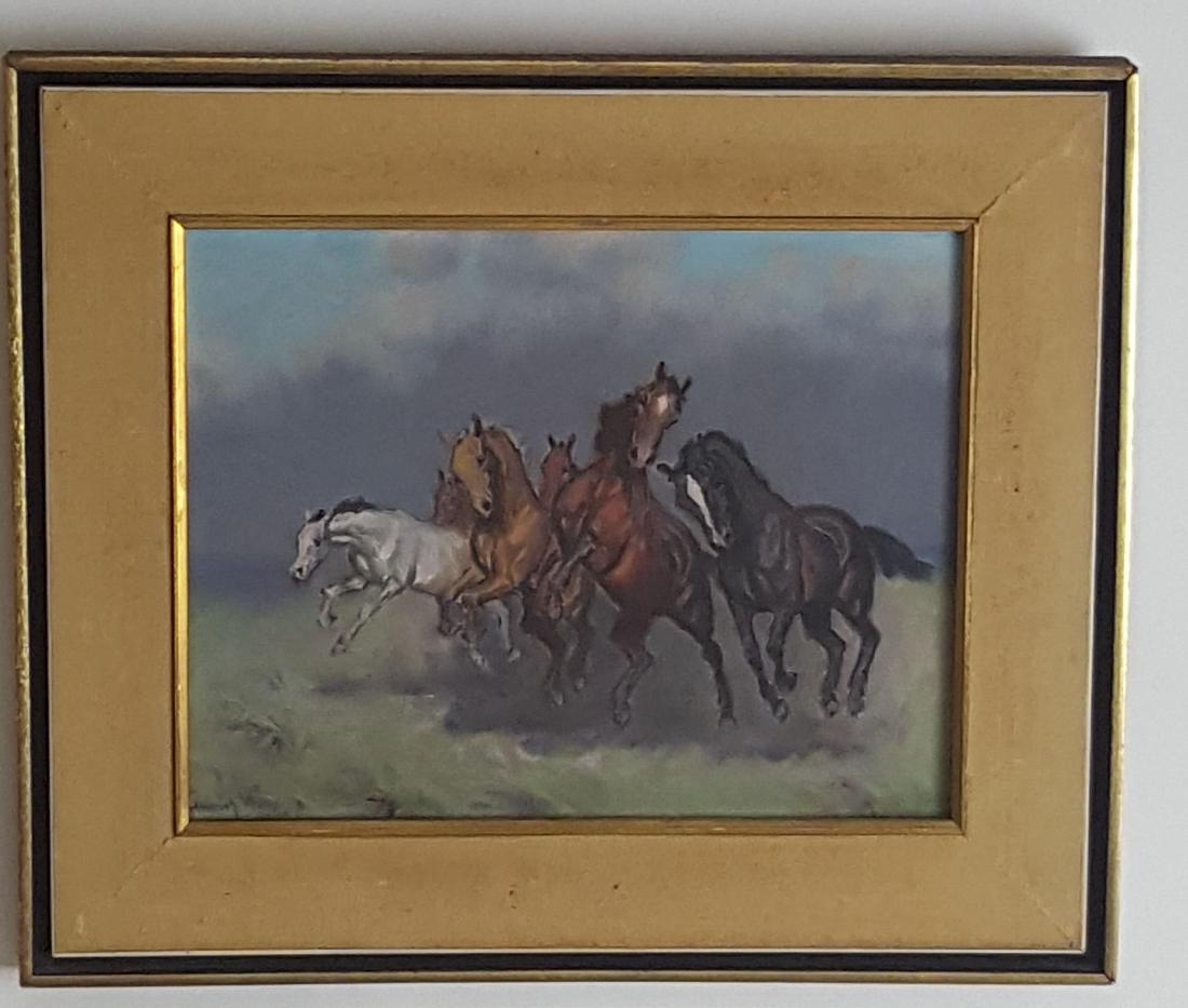Oil on Canvas of Horses (1 of 6)