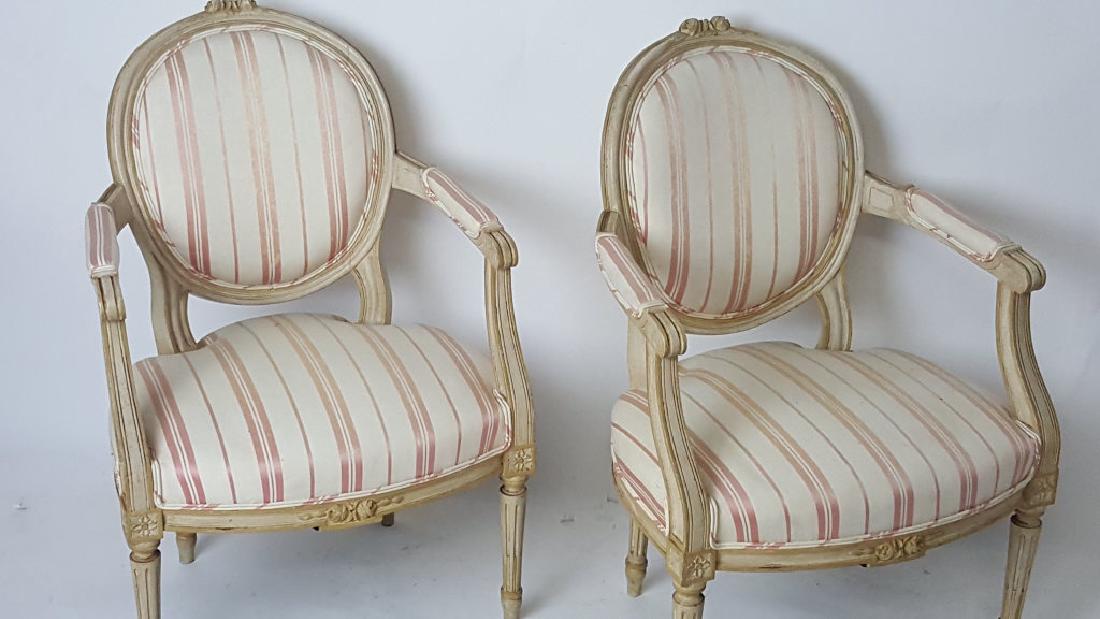 Pair of Fauteuil Chairs (1 of 7)