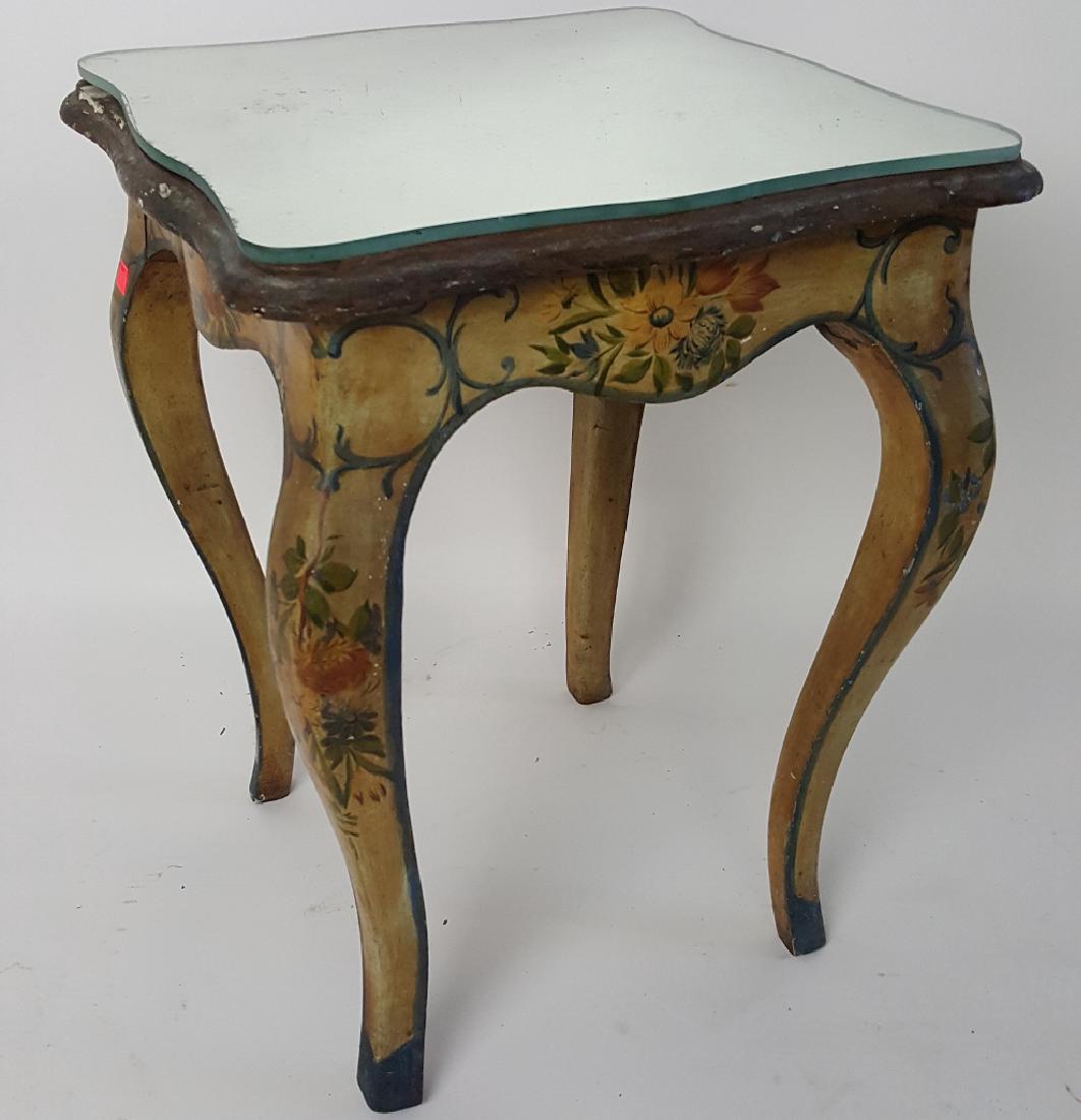 Hand Painted Mirror Top Table (1 of 5)