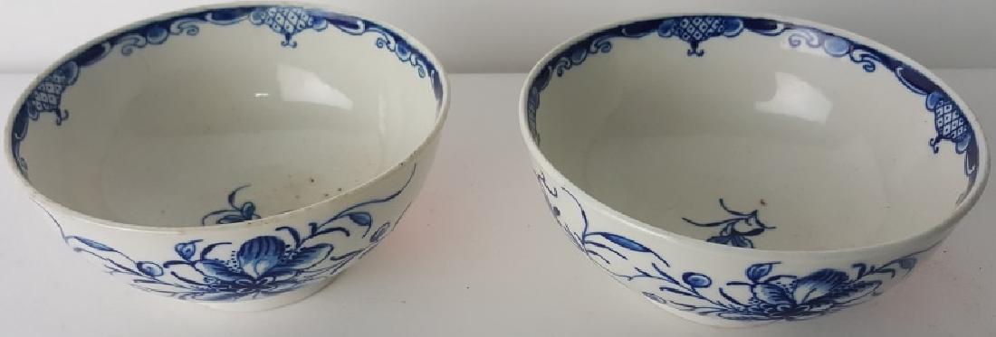 Pair of White & Blue Bowls (1 of 5)