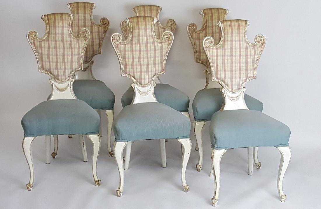 Set of 6 Hollywood Regency Side Chairs (1 of 8)