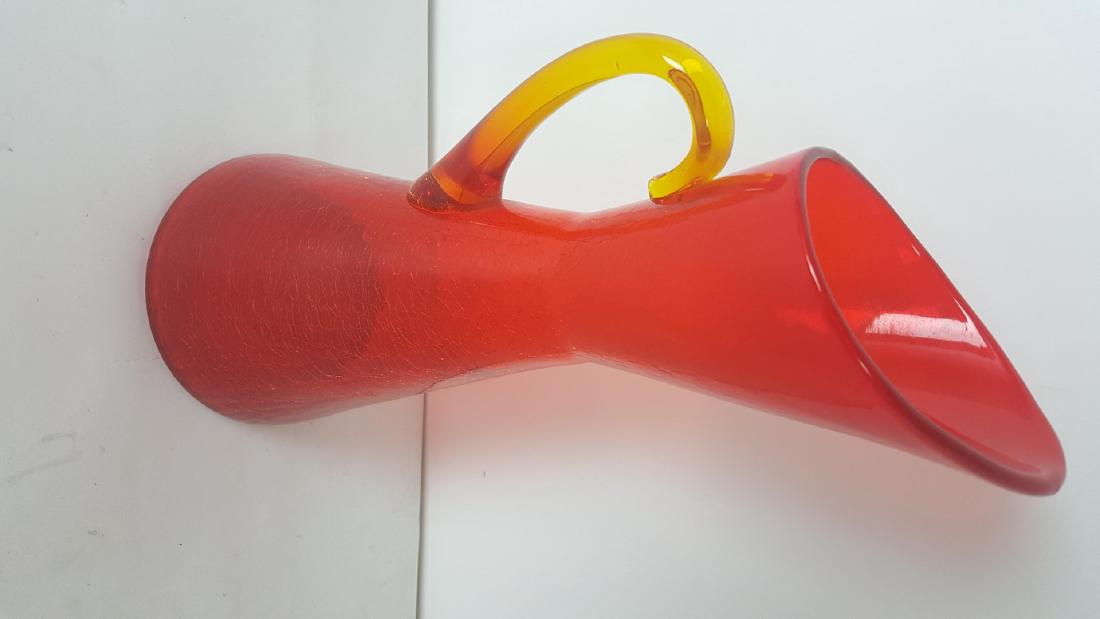 Orange Blenko Pitcher (1 of 7)