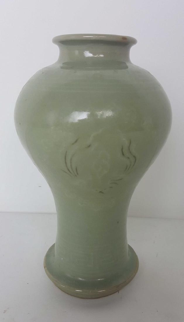 Korean Vase with Green Underglaze (1 of 5)