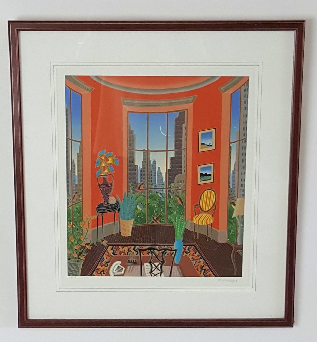 Serigraph on Paper Illegibly Signed (1 of 8)