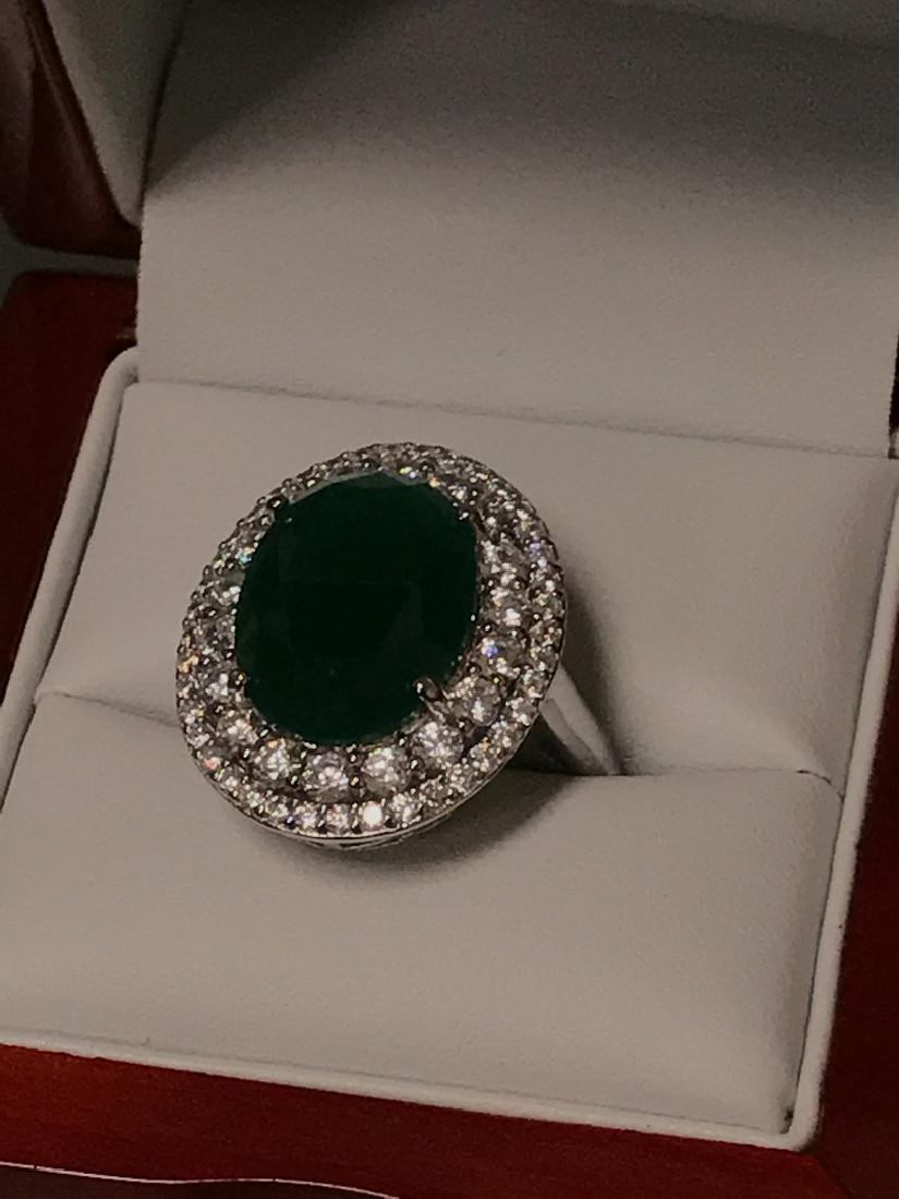 6.76 ct.  Emerald Ring (1 of 3)