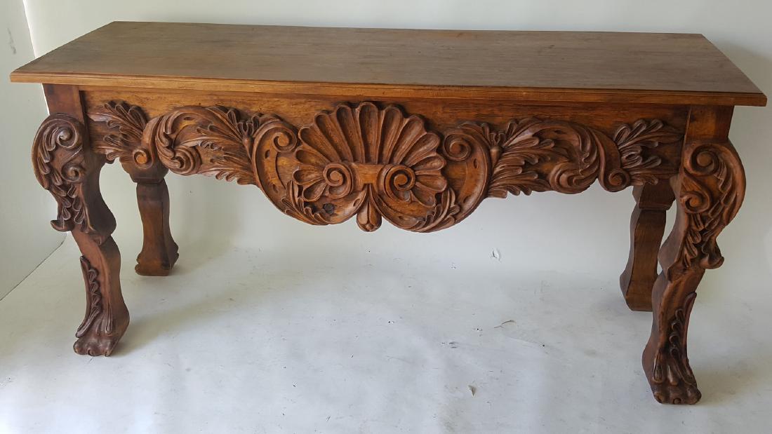 Heavily Carved Table (1 of 12)
