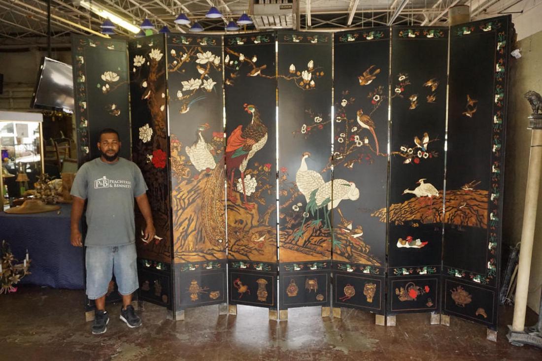 8 Panel Coromandel Screen (1 of 8)