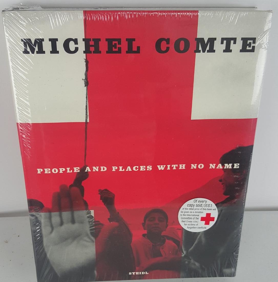 Michel Comte "People and Places with No Name" Book: Hardcover photography art book titled "People and Places with No Name" by photographer Michel Comte. Published by Steidl. Sealed in shrink wrap. 13.25 inches height, 10.5 inches width. 13.25"H x 10.5"