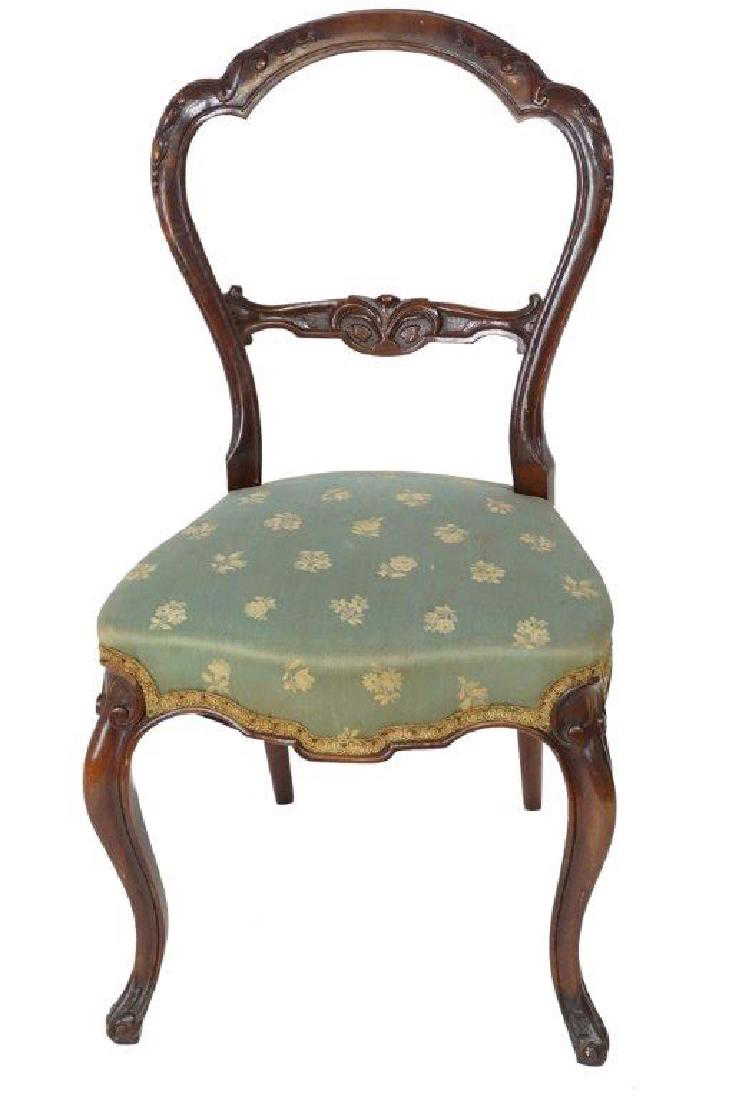 Victorian Balloon Back Chair