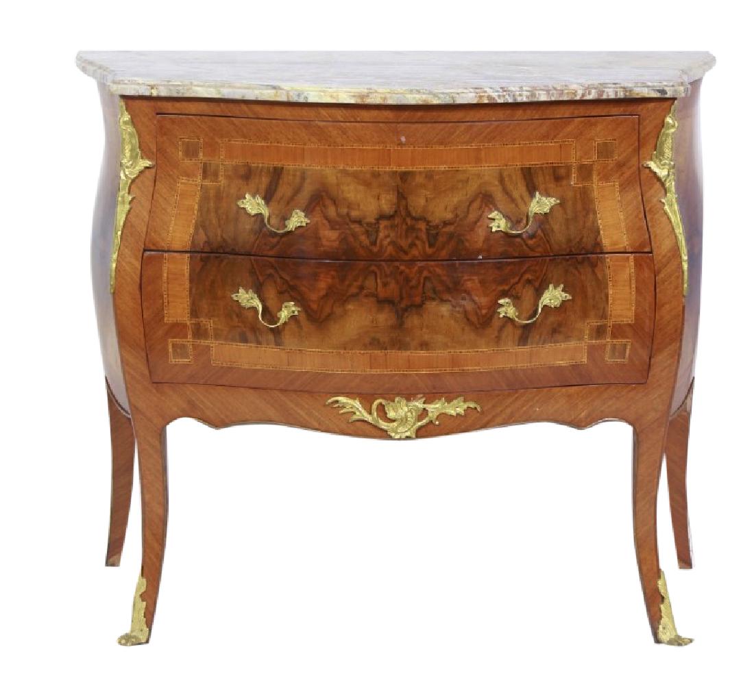Louis XV Style Bombe Commode (1 of 9)