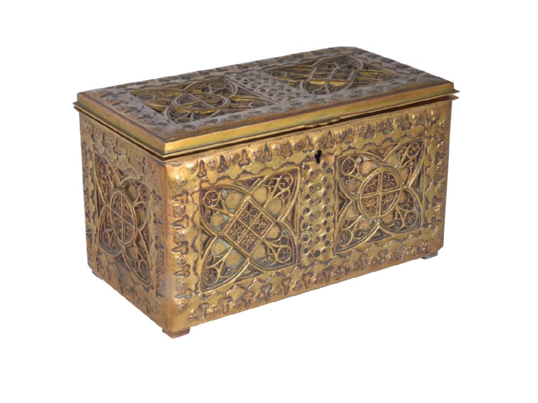 Embossed Gilt Jewel Box (1 of 9)