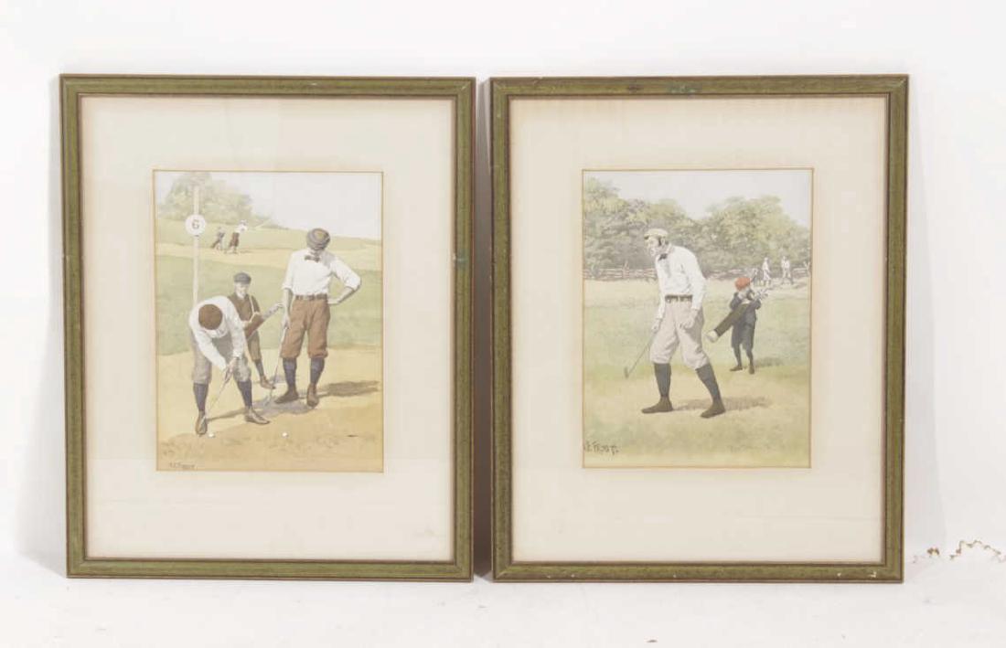 A.B. Frost,  Golfing Prints (1 of 7)