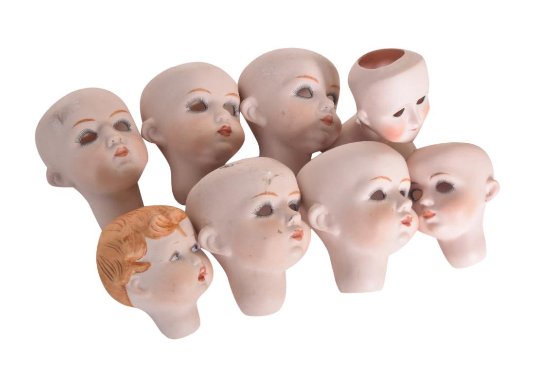 Group Of Porcelain Doll Parts (1 of 9)