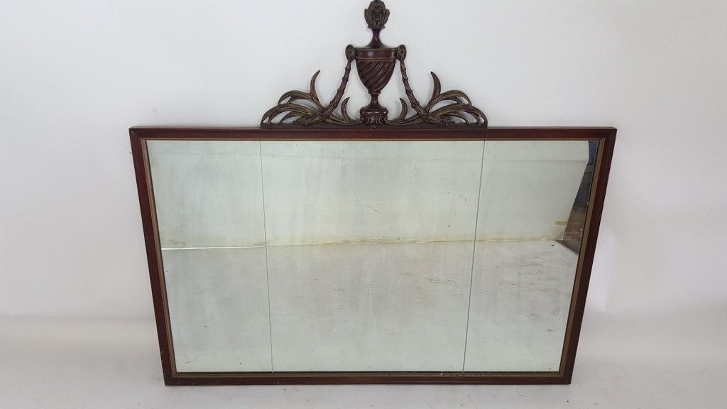Neoclassical Mahogany Mirror (1 of 6)