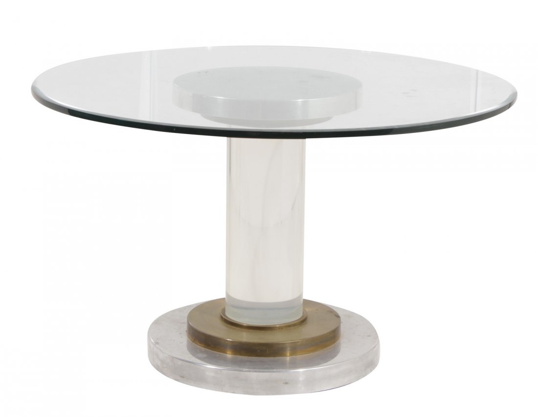 Romeo Rega Lucite Dining Table (1 of 5)