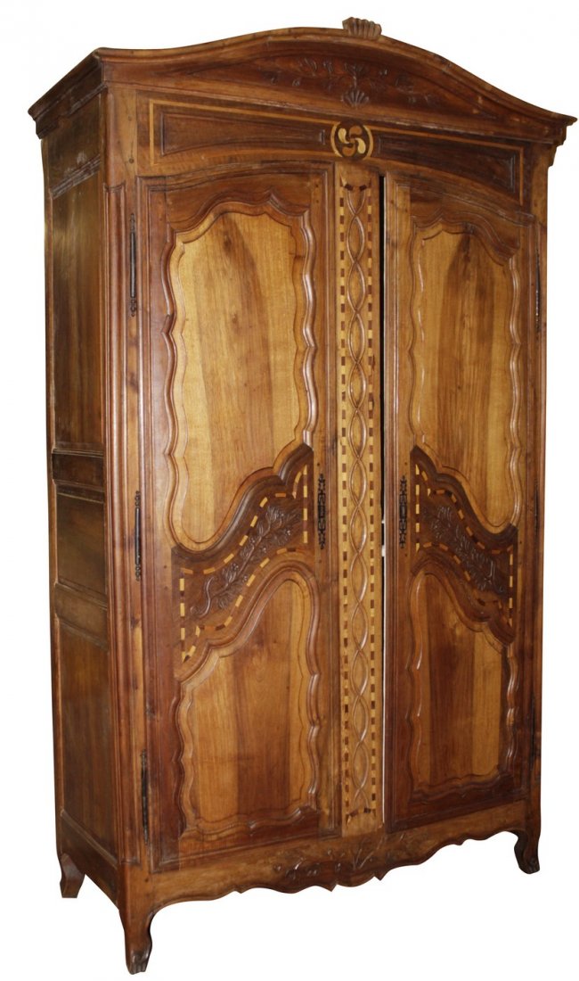 Louis XV Provincial Armoire (1 of 12)