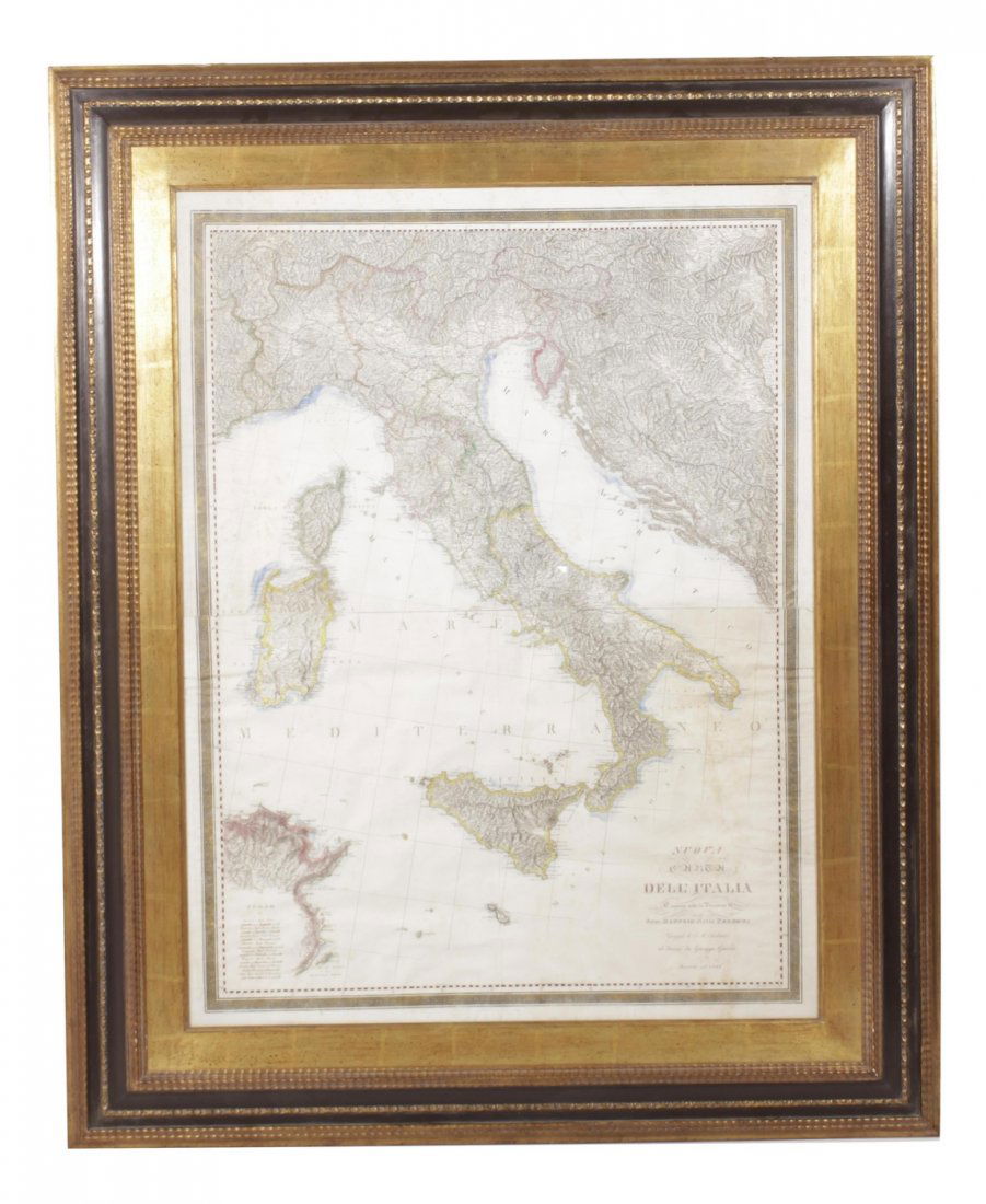 19th Map of Italy (1 of 8)