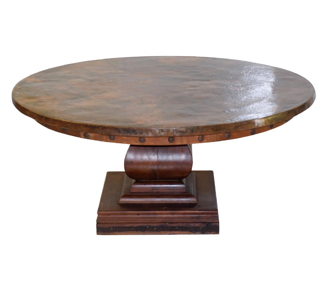 Custom Made Copper Top Dining Table (1 of 10)
