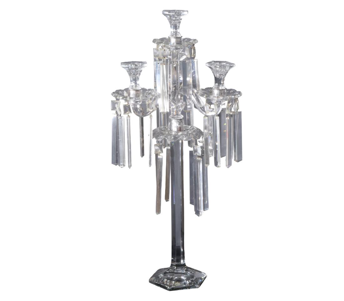 American Cut Glass Candelabrum (1 of 5)